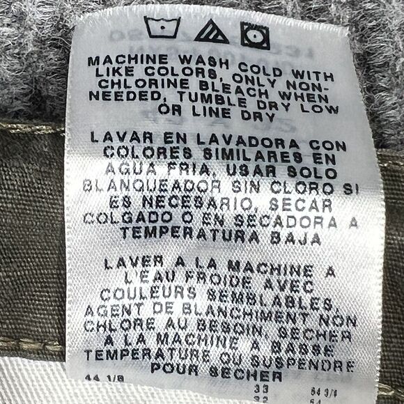 Wrangler Riggs Workwear Pant Mens Size 42x32 Green Ripstop Carpenter Relaxed Fit - Picture 10 of 16